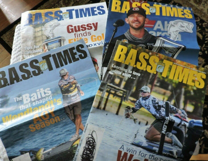 B.A.S.S. TIME,  LOT OF 4: JANUARY, FEBRUARY,  APRIL,  MAY 2021