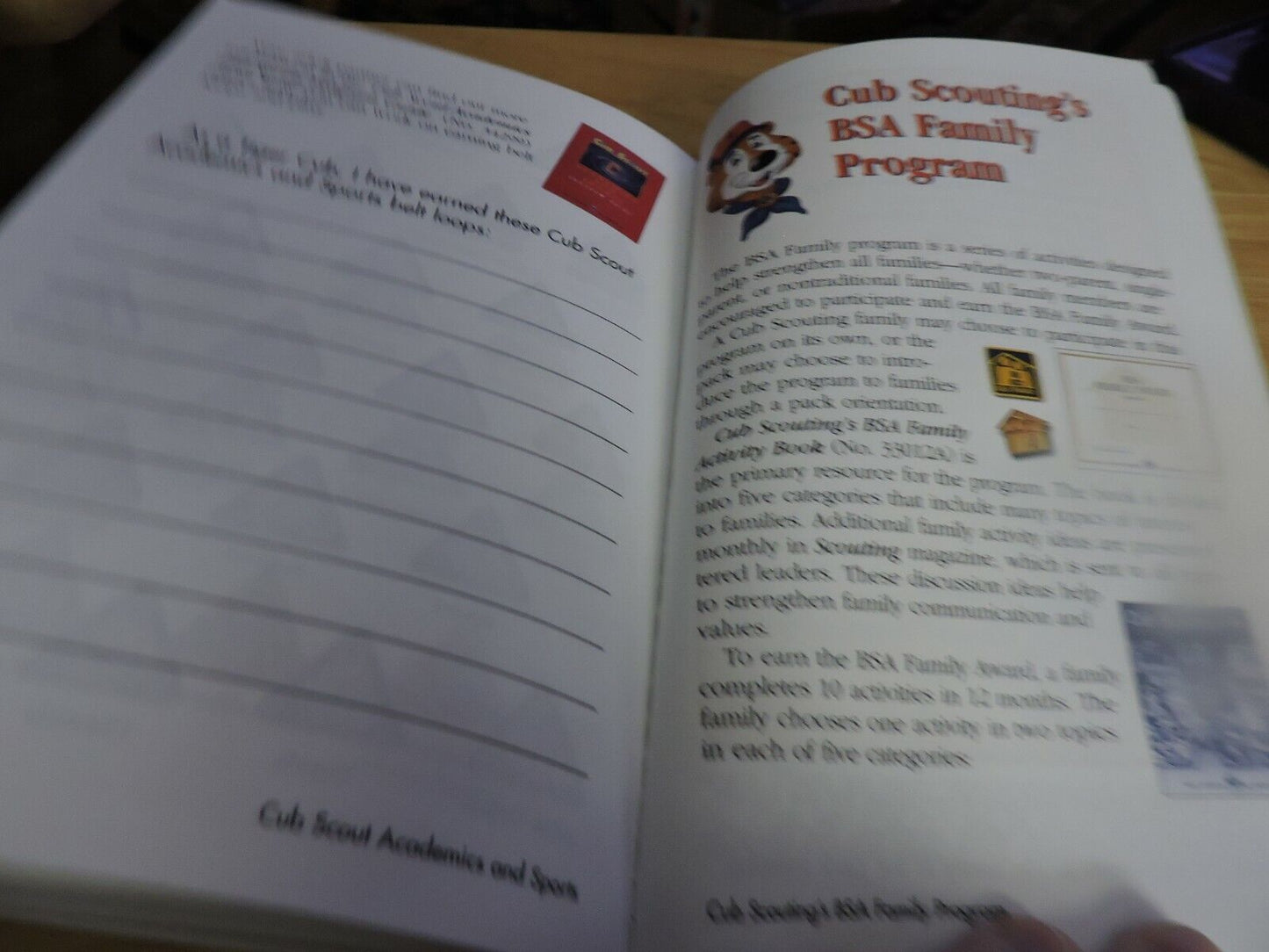 TIGER CUB HANDBOOK--CUBSCOUT 2010 PRINTING