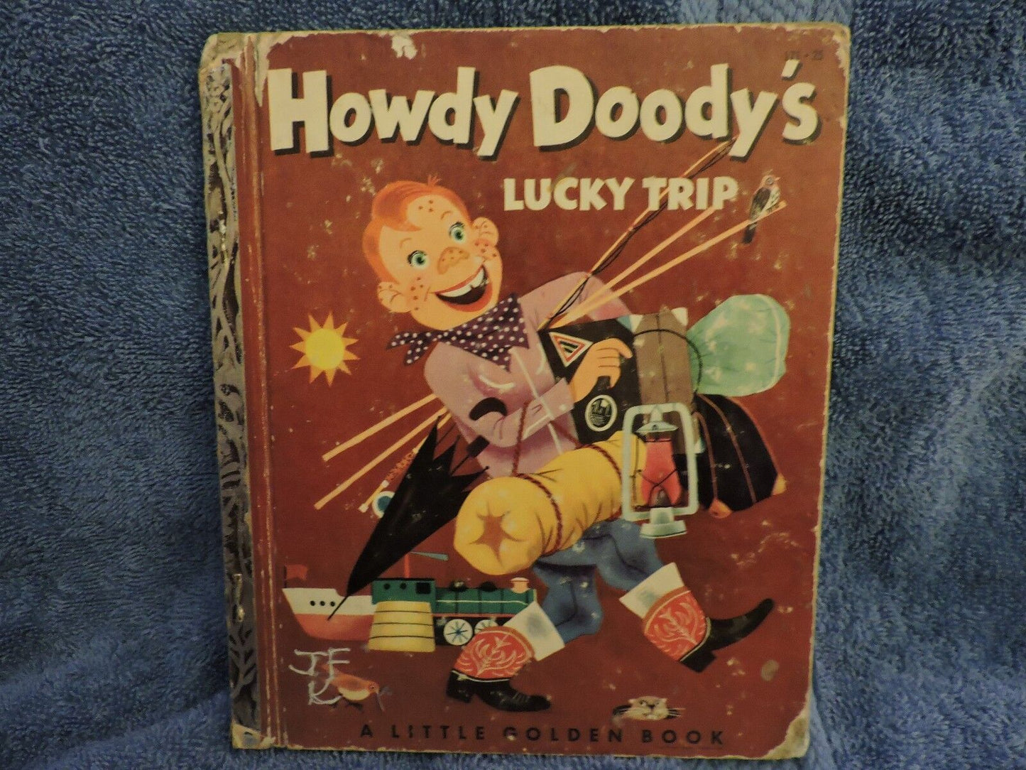 Little Golden Book HOWDY DOODYS LUCKY TRIP-1953