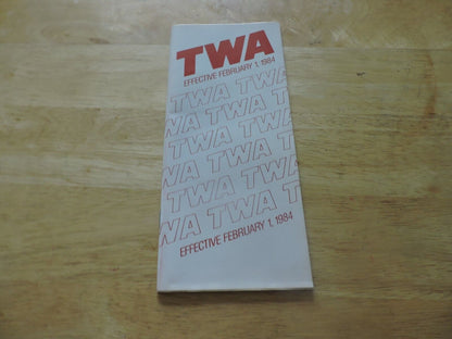 TWA Timeline Effective February 1, 1984