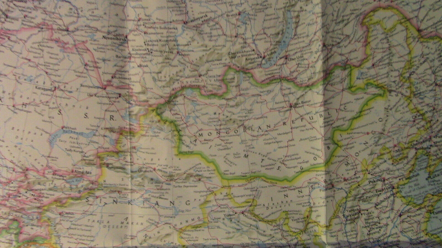 The National Geographic Magazine Map of The Peoples of Southeast Asia