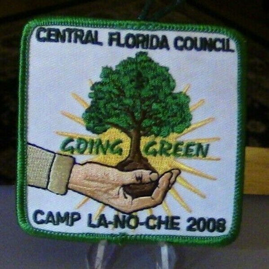 BSA: Going Green 2008 LA-NO-CHE, Central Florida Council Button Patch