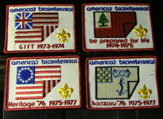 BSA Patch Set, America's Bicentennial : 
