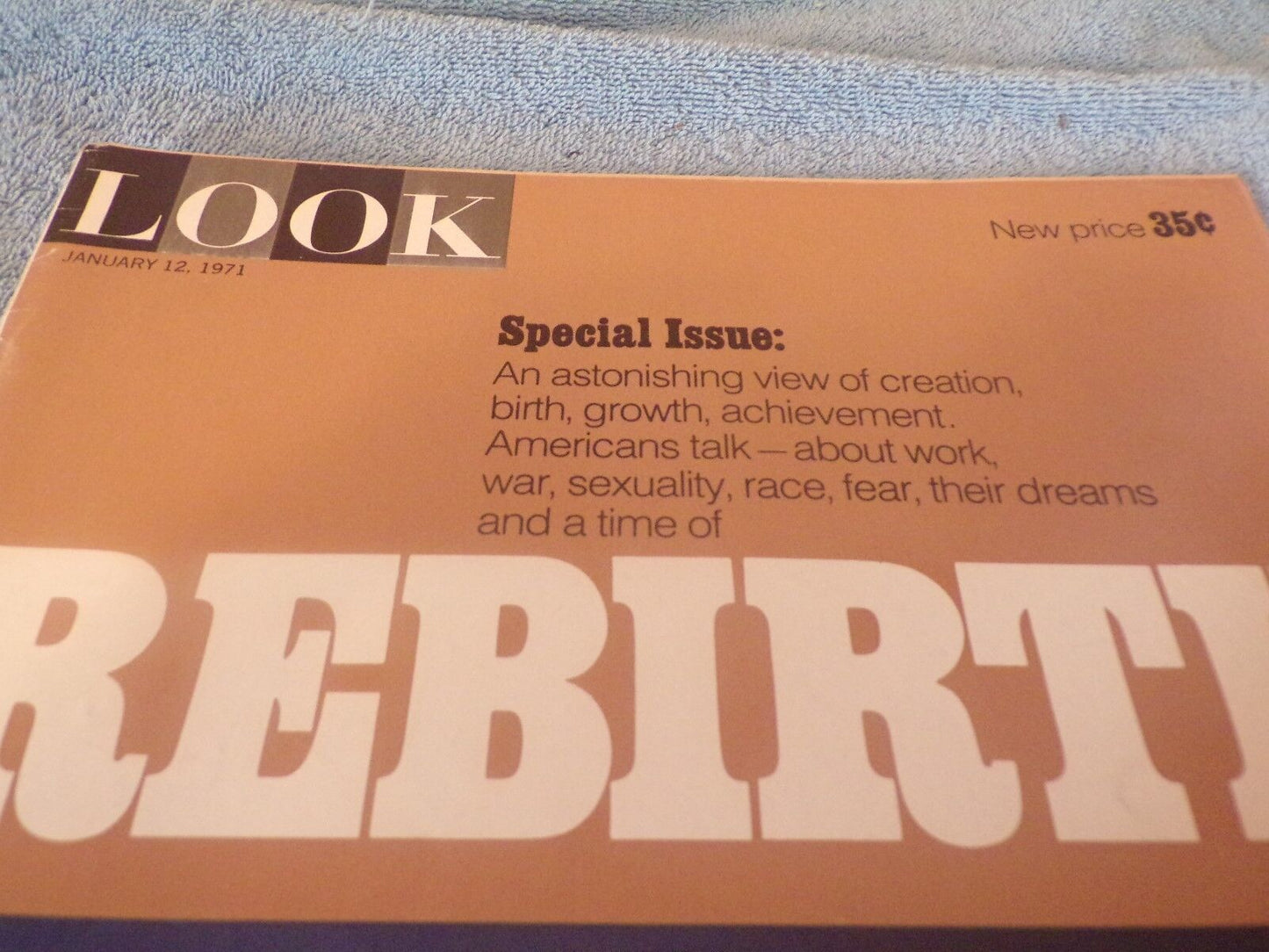 LOOK Magazine: January 12, 1971 Special Issue "Rebirth"