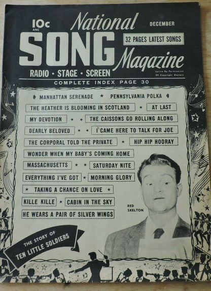 National Song Magazine December, 1942