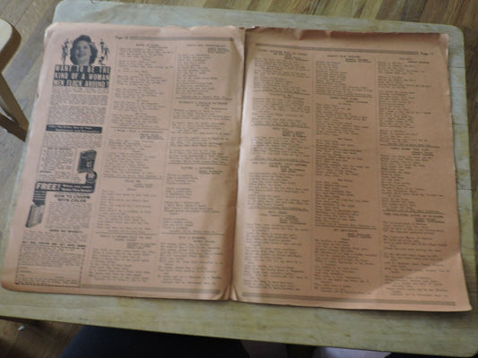 Song Master Always First With The Latest Song Hits February 1943