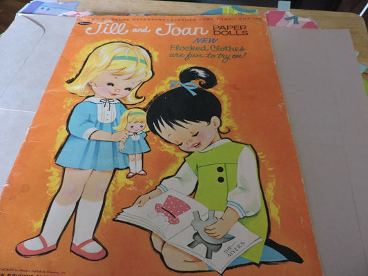 JILL AND JOAN PAPER DOLLS  1983