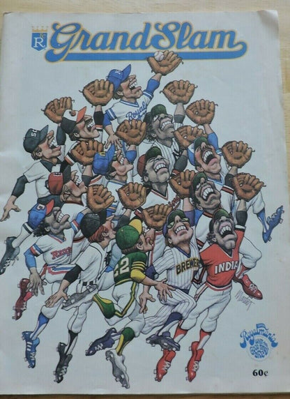 1979 Royals Grand Slam Souvenir Book-Splittorff/Brett/White/Patek/McRae