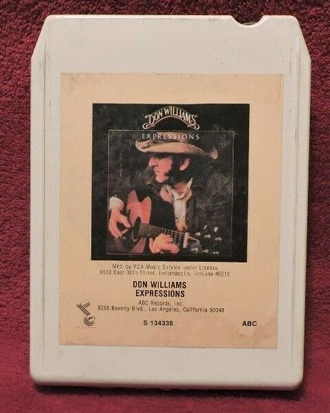 Don Williams Expressions 8 Track Tape