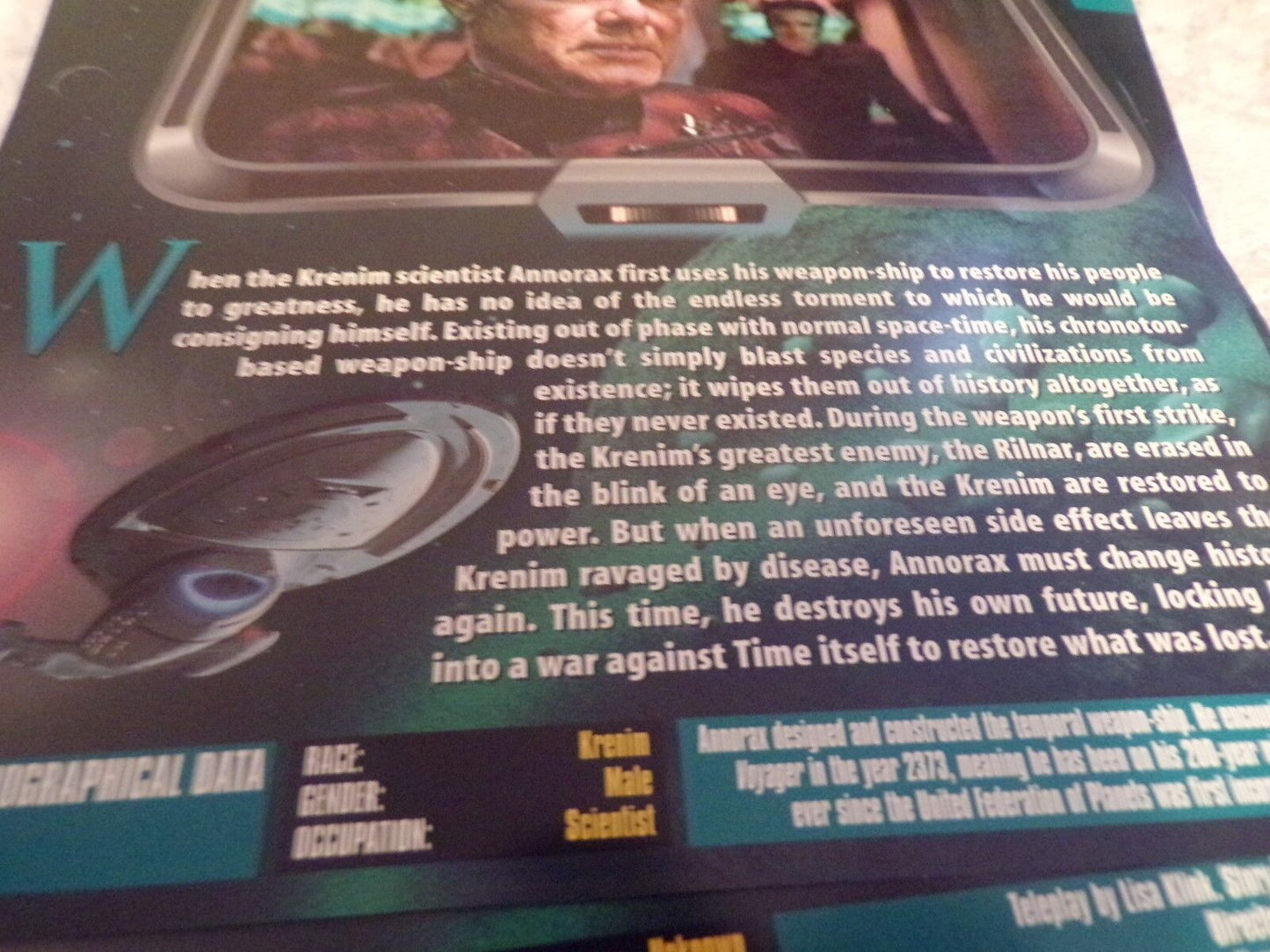 Star Trek: Voyager Movie Info Cards (Seasons 2, 4, 5)