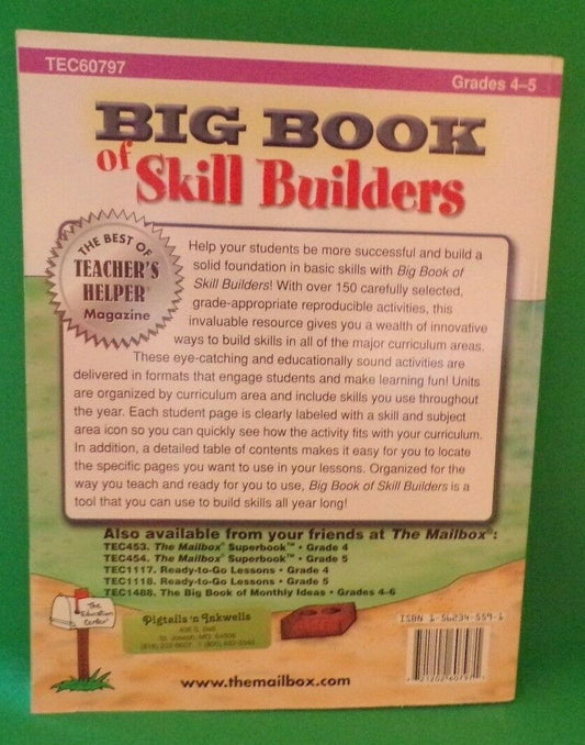 Big Book of Skill Builders Grades 4-5