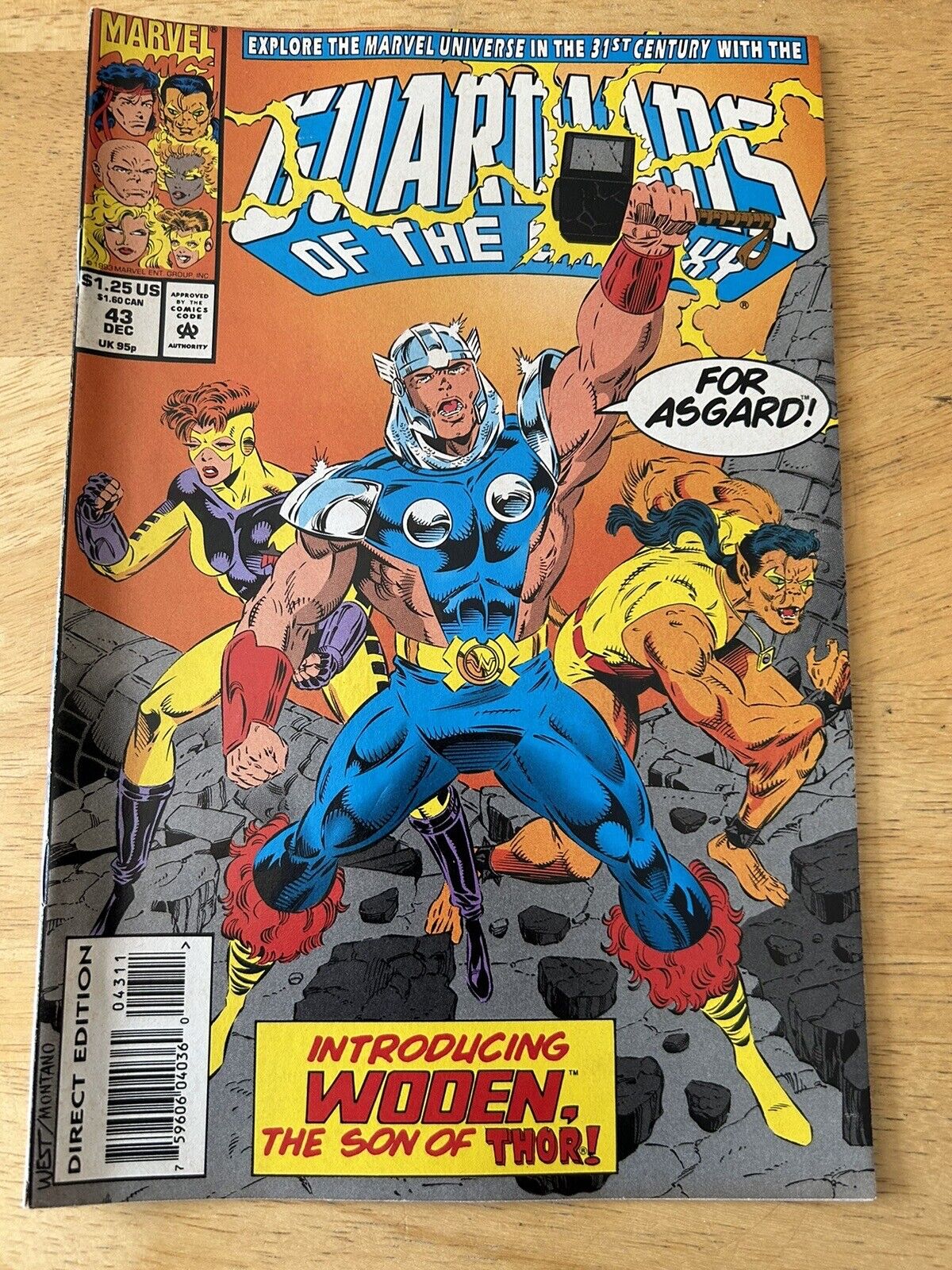 Marvel Comics:  Guardians of the Galaxy, Issue #43 December, 1993