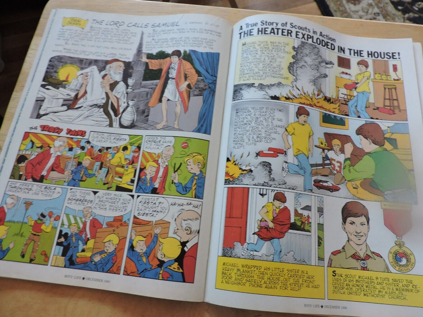 BOYS' LIFE MAGAZINE--DECEMBER 1990--DOG TALES