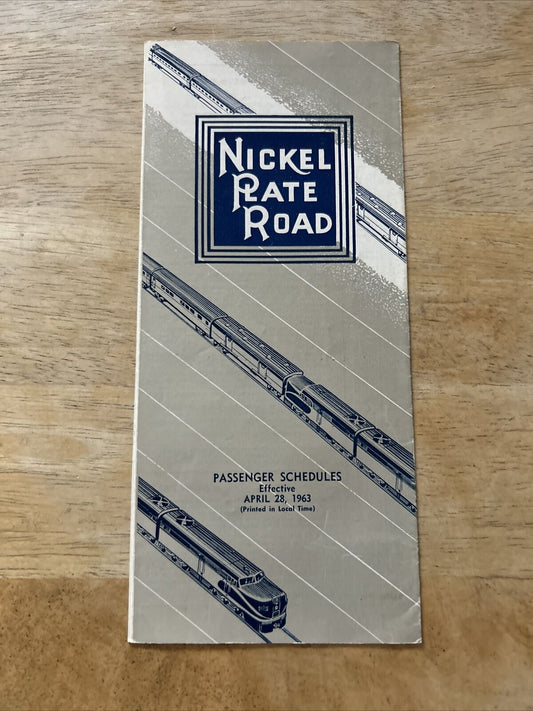 Nickel Rate Road Passenger Schedule April 28 1963