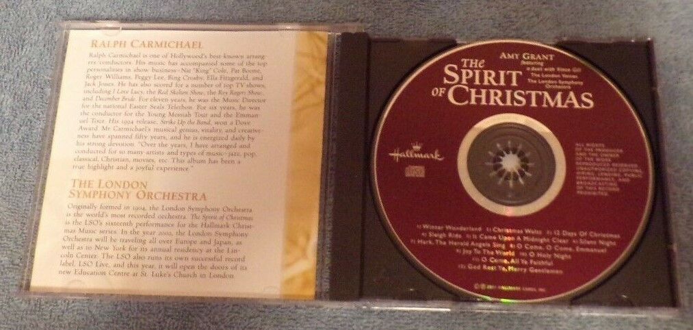 Amy Grant The Spirit of Christmas Hallmark Music CD
