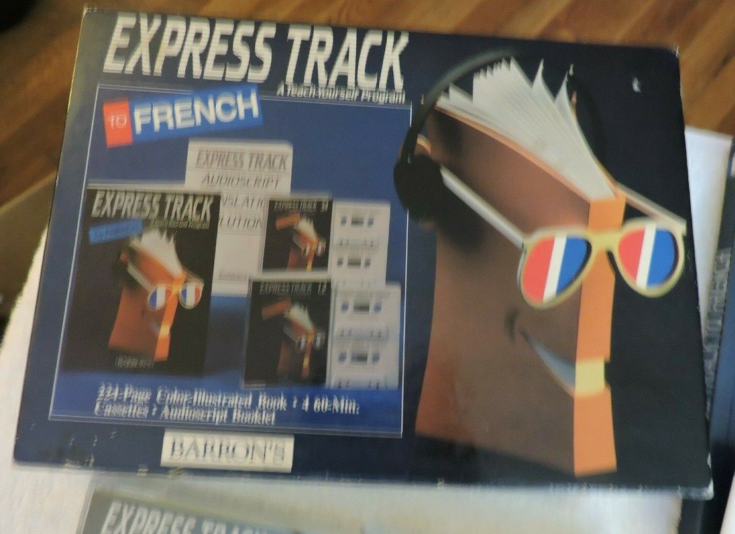 BARRON'S EXPRESS TRACK TO FRENCH: A TEACH YOURSELF PROGRAM 4 CASSETTES