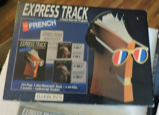 BARRON'S EXPRESS TRACK TO FRENCH: A TEACH YOURSELF PROGRAM 4 CASSETTES