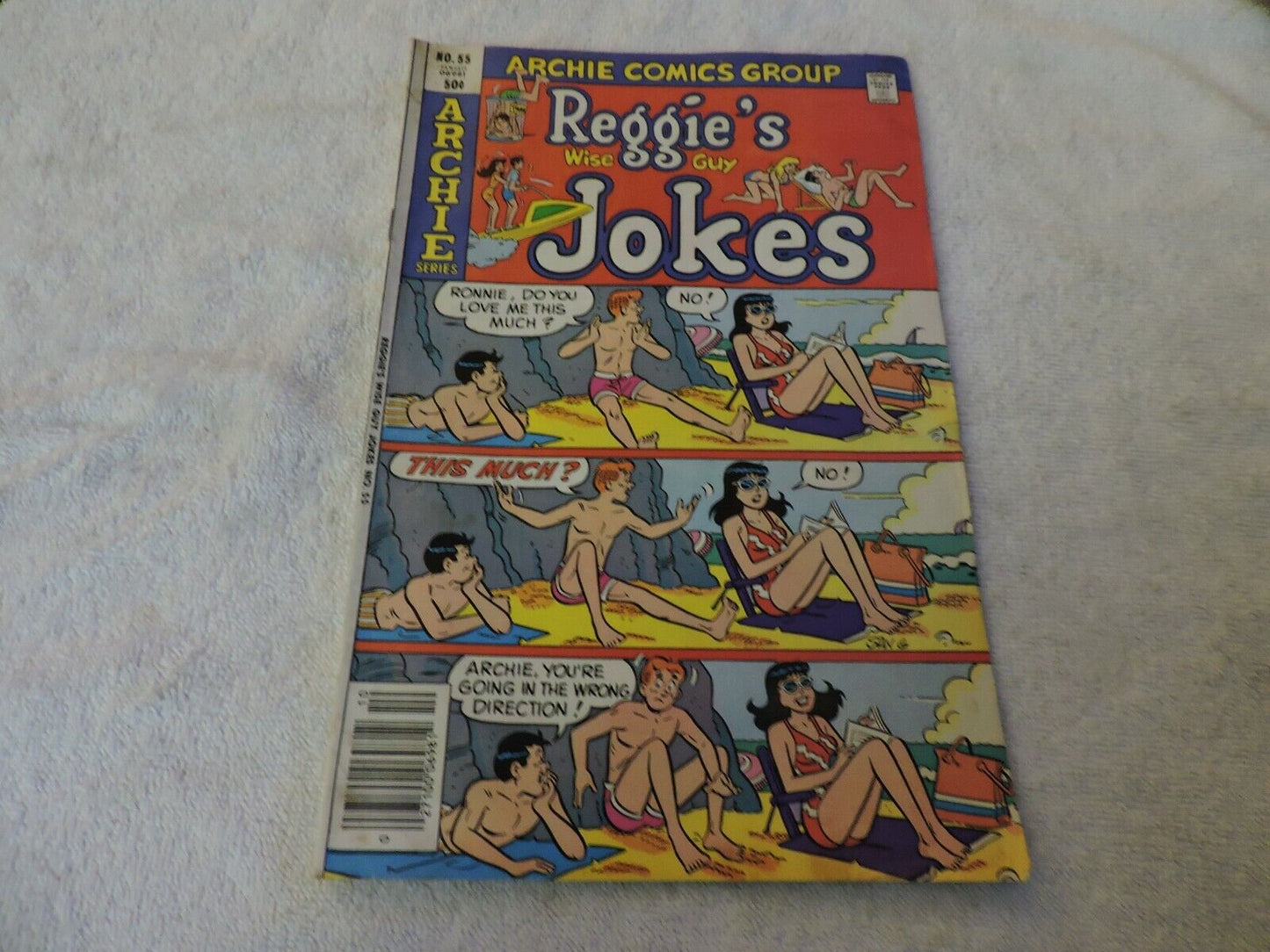 ARCHIE COMICS GROUP  REGGIE'S WISE GUY JOKES #55  OCTOBER 1980-UNGRADED