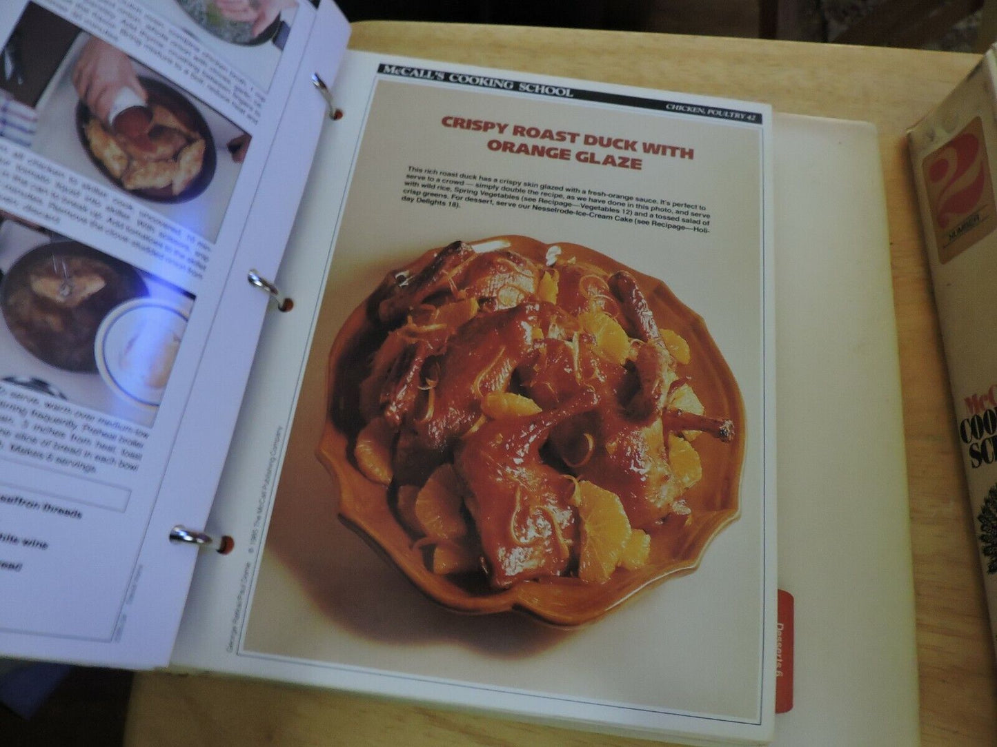 MCCALLS COOKING SCHOOL--TWO VOLUME SET--1986