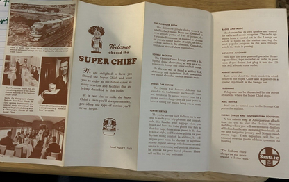 SANTA FE SUPERCHIEF AUGUST 1968 CHICAGO ILLINOIS