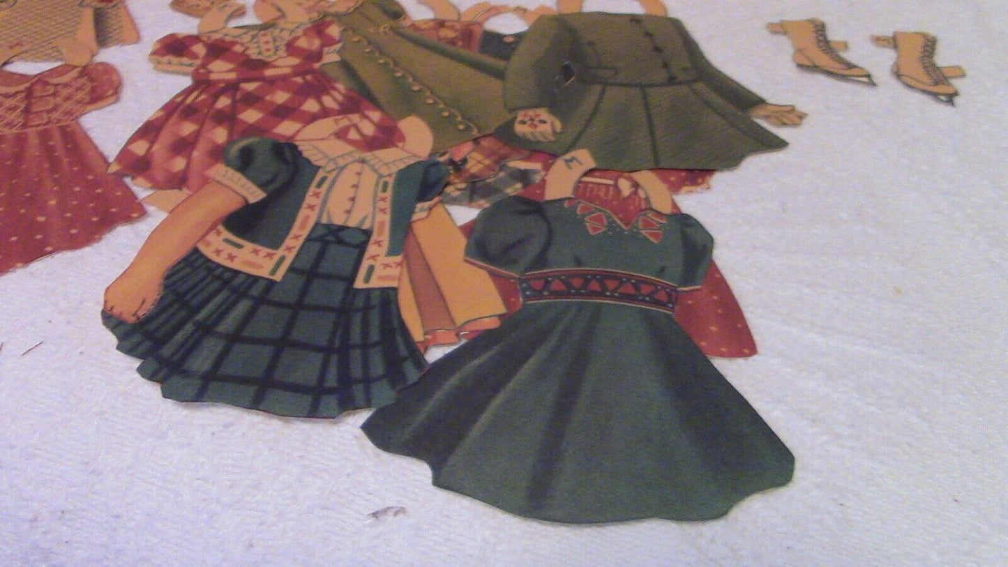 MARIE PAPER DOLL SET (YELLOW DRESS)