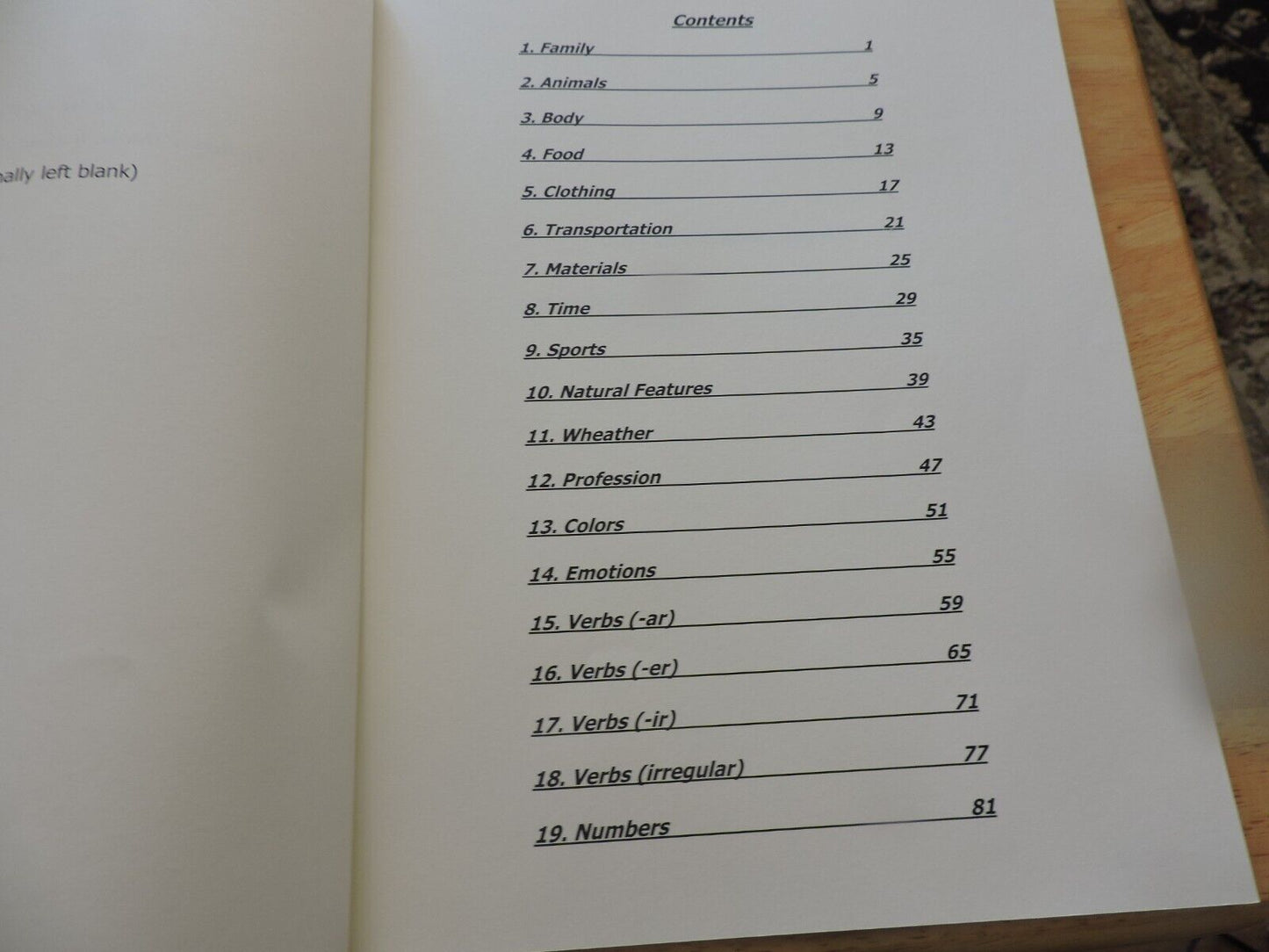 SPANISH BASIC VOCABULARIES--F. CIGER-2019
