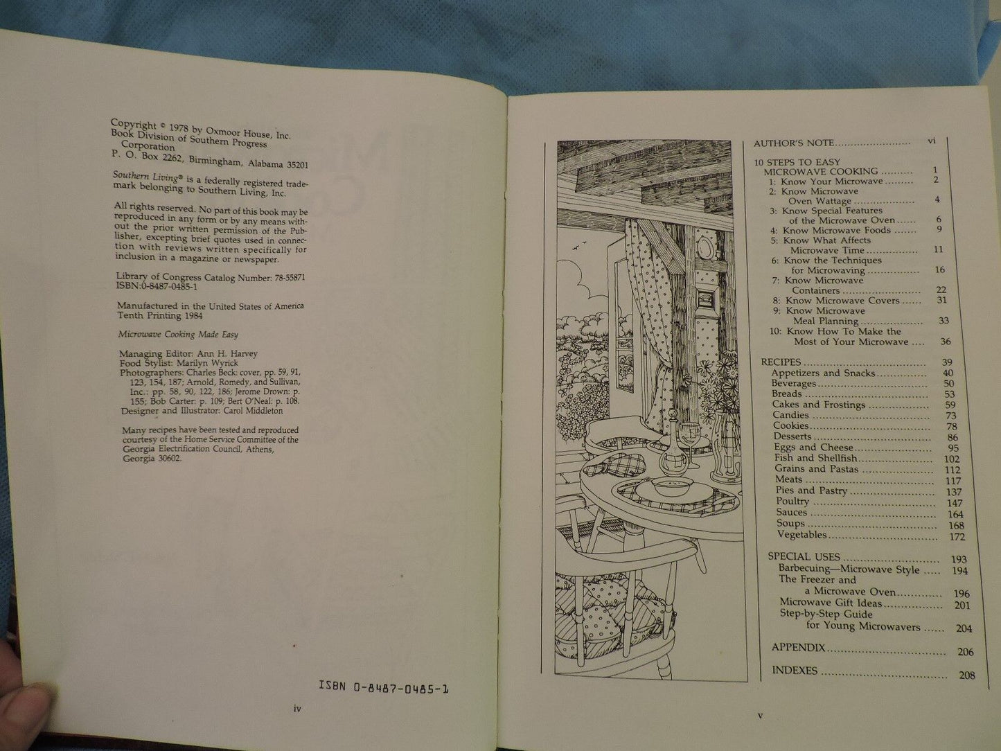 1978 Southern Living MICROWAVE COOKING MADE EASY Hardcover