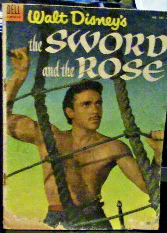 Dell Comics Presents: Walt Disney's 1953  "The Sword and the Rose" Comic Book
