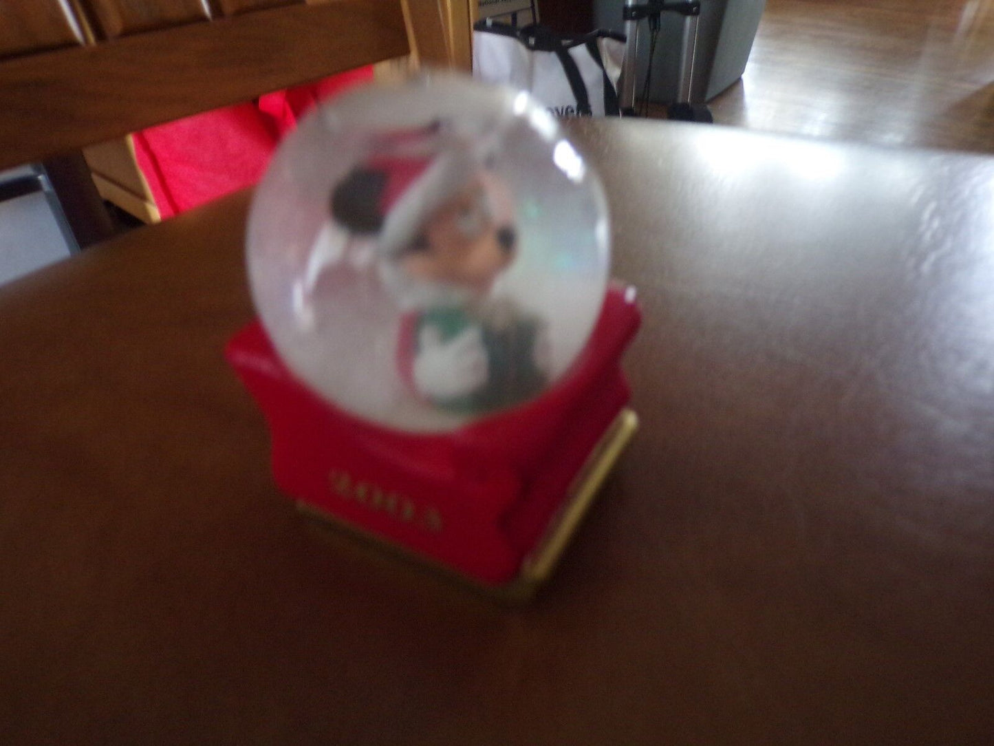 Vintage Mickey Mouse Mini-Snowglobe