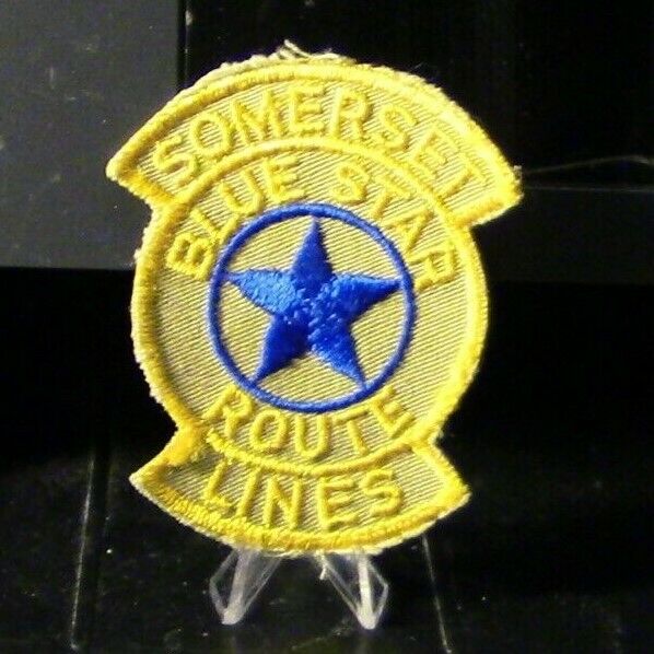 Somerset Blue Star Route Lines Patch