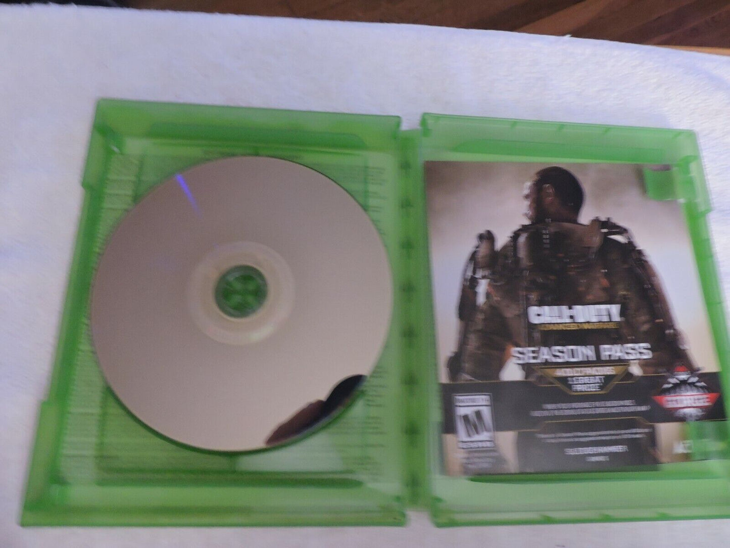 X BOX:   CALL OF DUTY:  ADVANCED WARFARE--RATED M GOLD EDITION