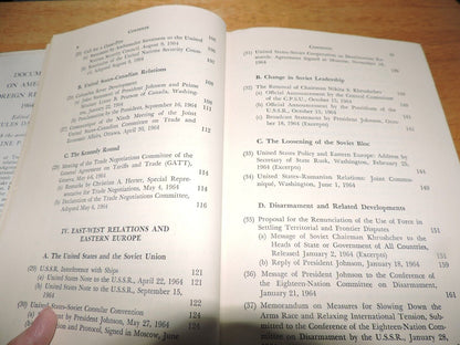 DOCUMENTS ON AMERICAN FOREIGN RELATIONS 1964