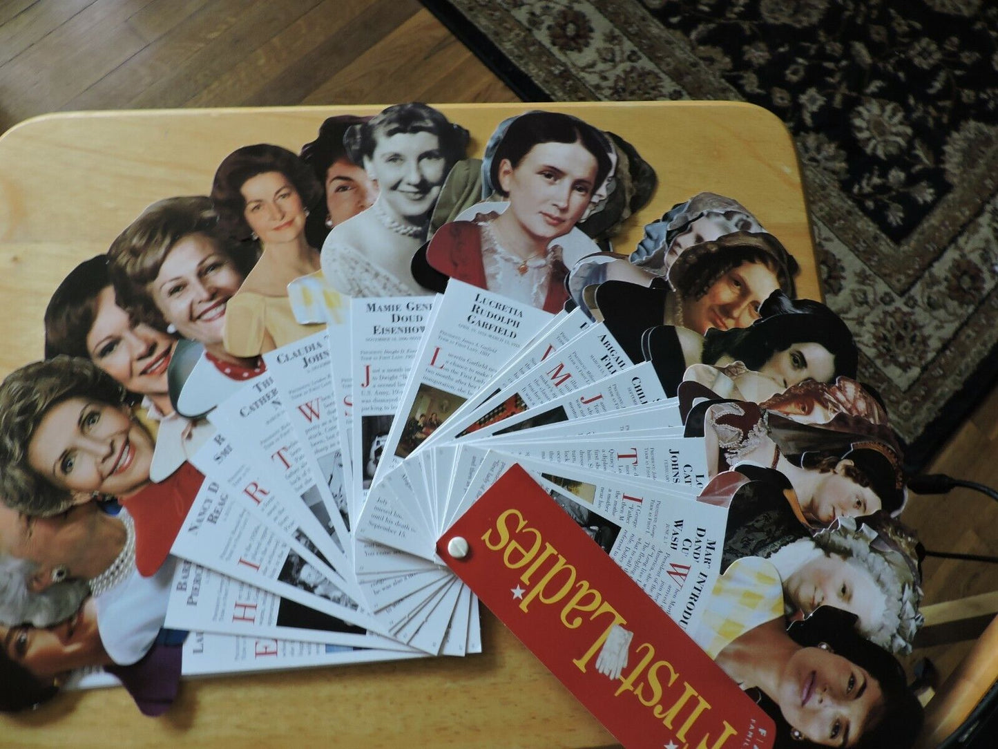 FIRST LADIES ---FANDEX---FROM MARTHA WASHINGTON TO LAURA BUSH