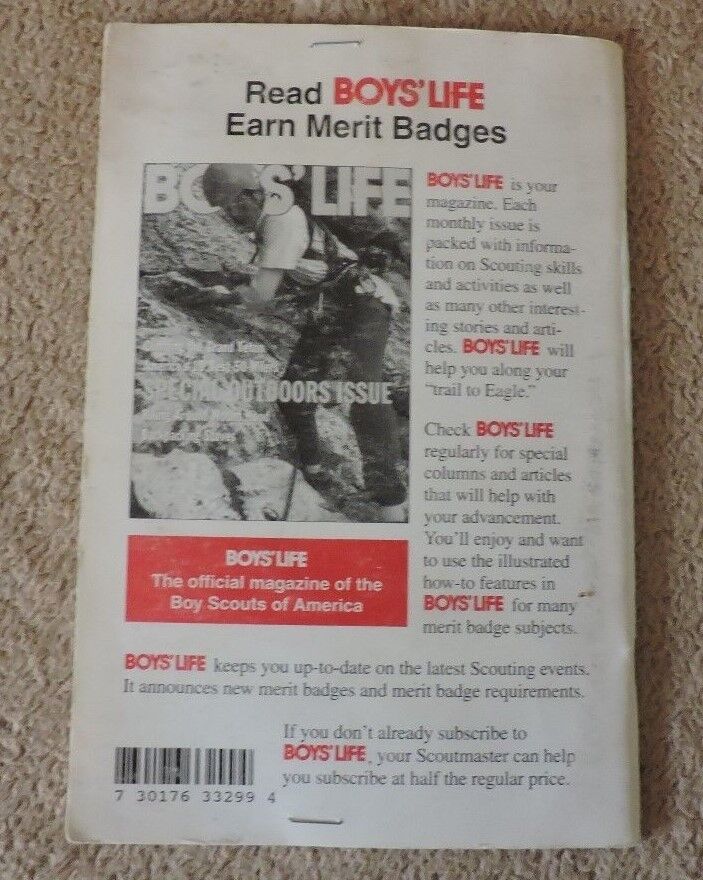 Merit Badge Series Swimming Pamphlet 1993 Edition