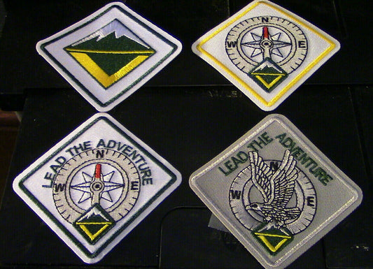 Official BSA Venturing Program: All 4 Rank Patch Set