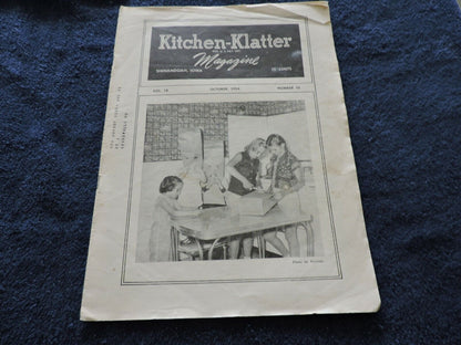 Kitchen-Klatter  Shenandoah Iowa  Magazine October 1954