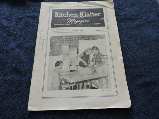 Kitchen-Klatter  Shenandoah Iowa  Magazine October 1954