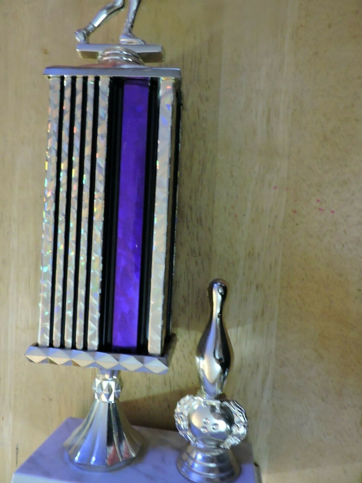 LADY'S  BOWLING TROPHY 14 X 5.5 X 3.75 INCHES