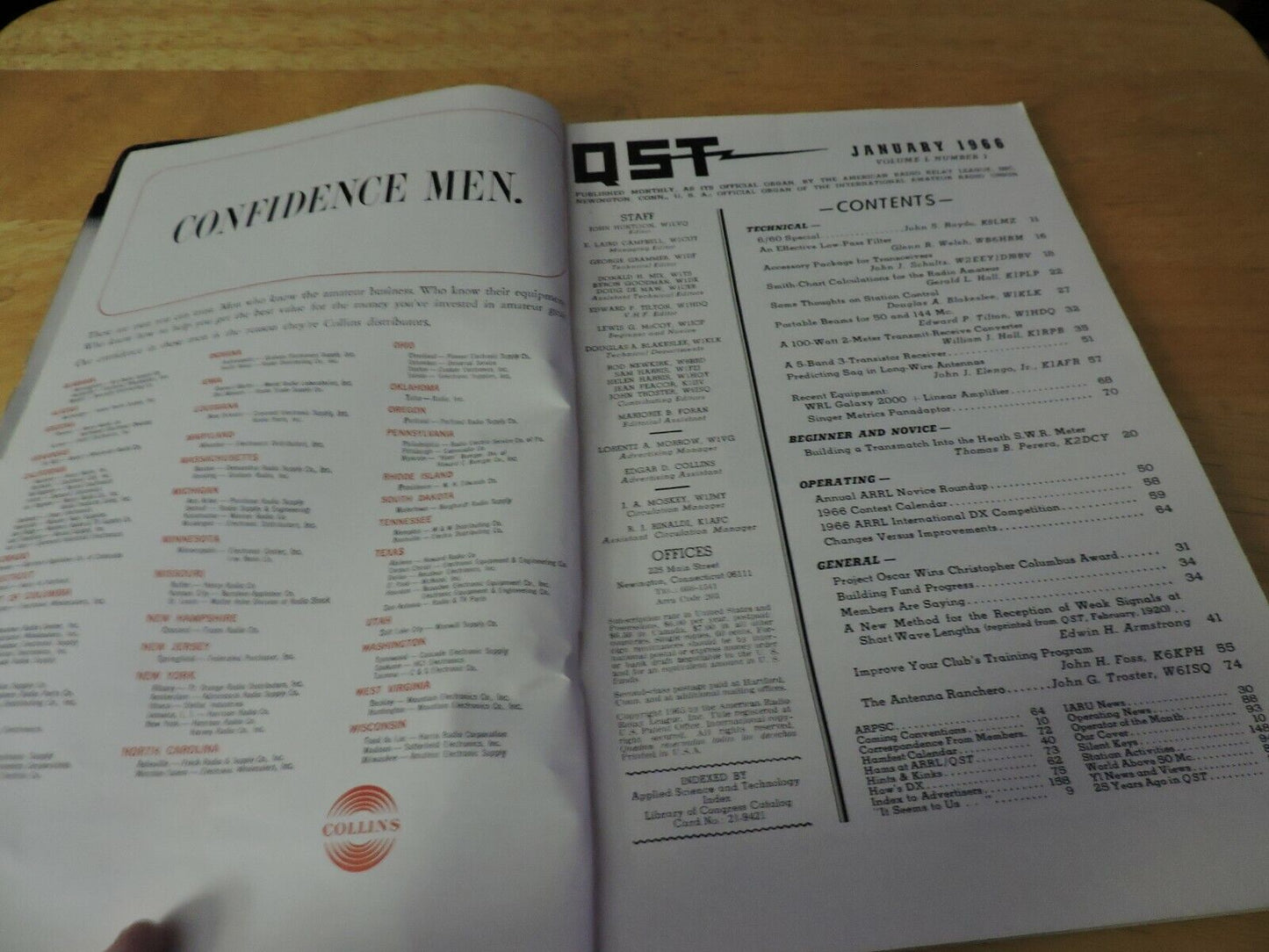 QST AMATEUR RADIO MAGAZINE JANUARY 1966