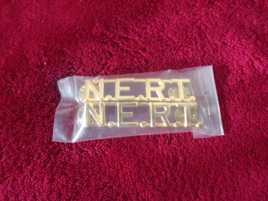 Gold Northland Emergency Response Team (N.E.R.T) Collar Brass Set-BOGO