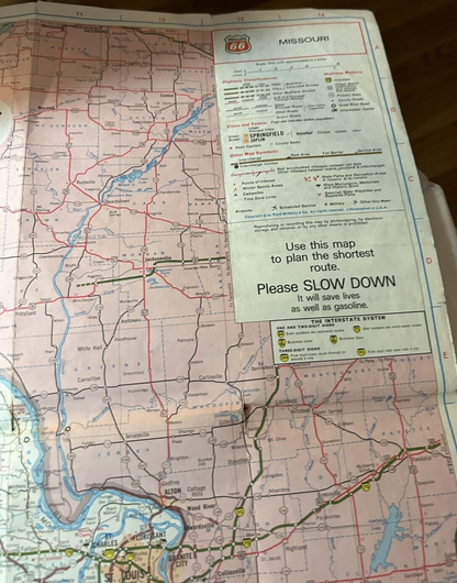 MISSOURI ROAD MAP--PHILLIPS 66 NO DATE