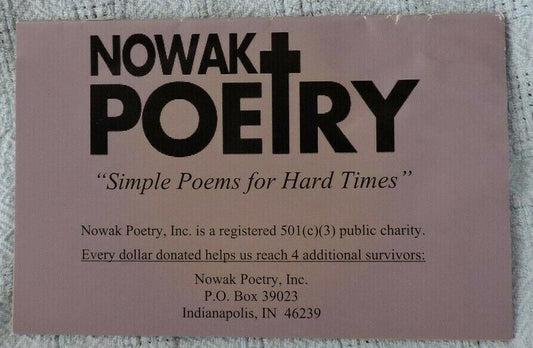 Undeterred by Kevin Nowak (Book of Poetry from a Cancer Survivor)