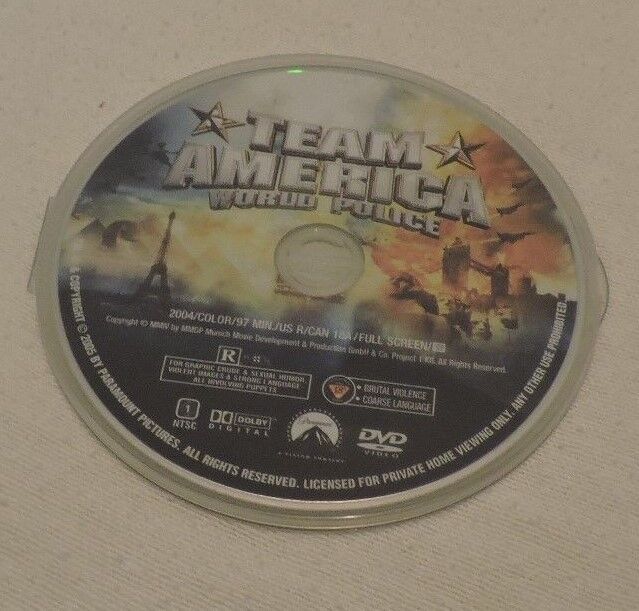 Team America World Police DVD Movie