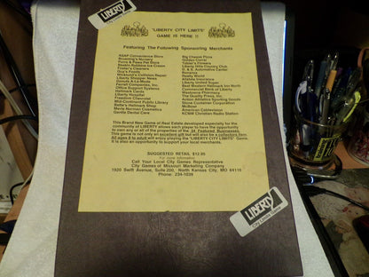 Liberty City Limits Board Game