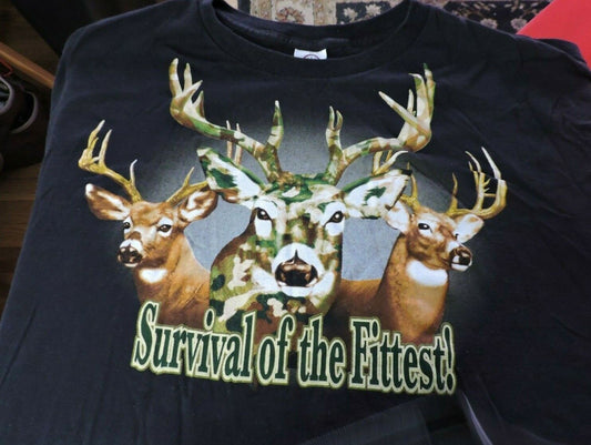 DELTA PRO-WEIGHT  T-SHIRT 3XL  "SURVIVAL OF THE FITTEST!"