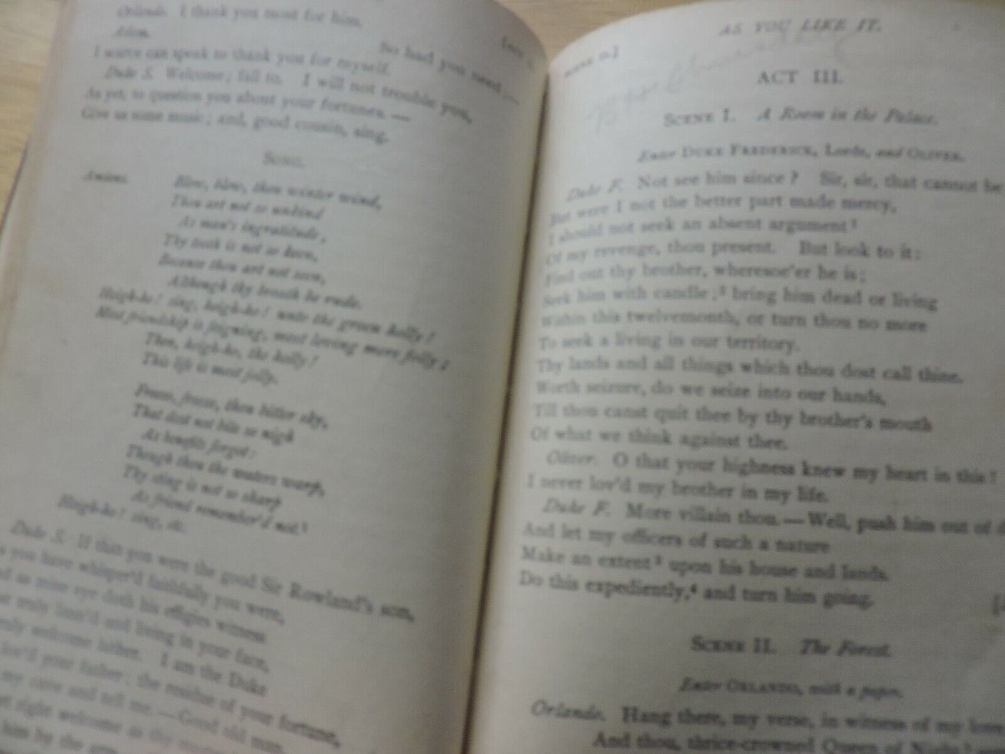 SHAKESPEARE'S " AS YOU LIKE IT " 1910