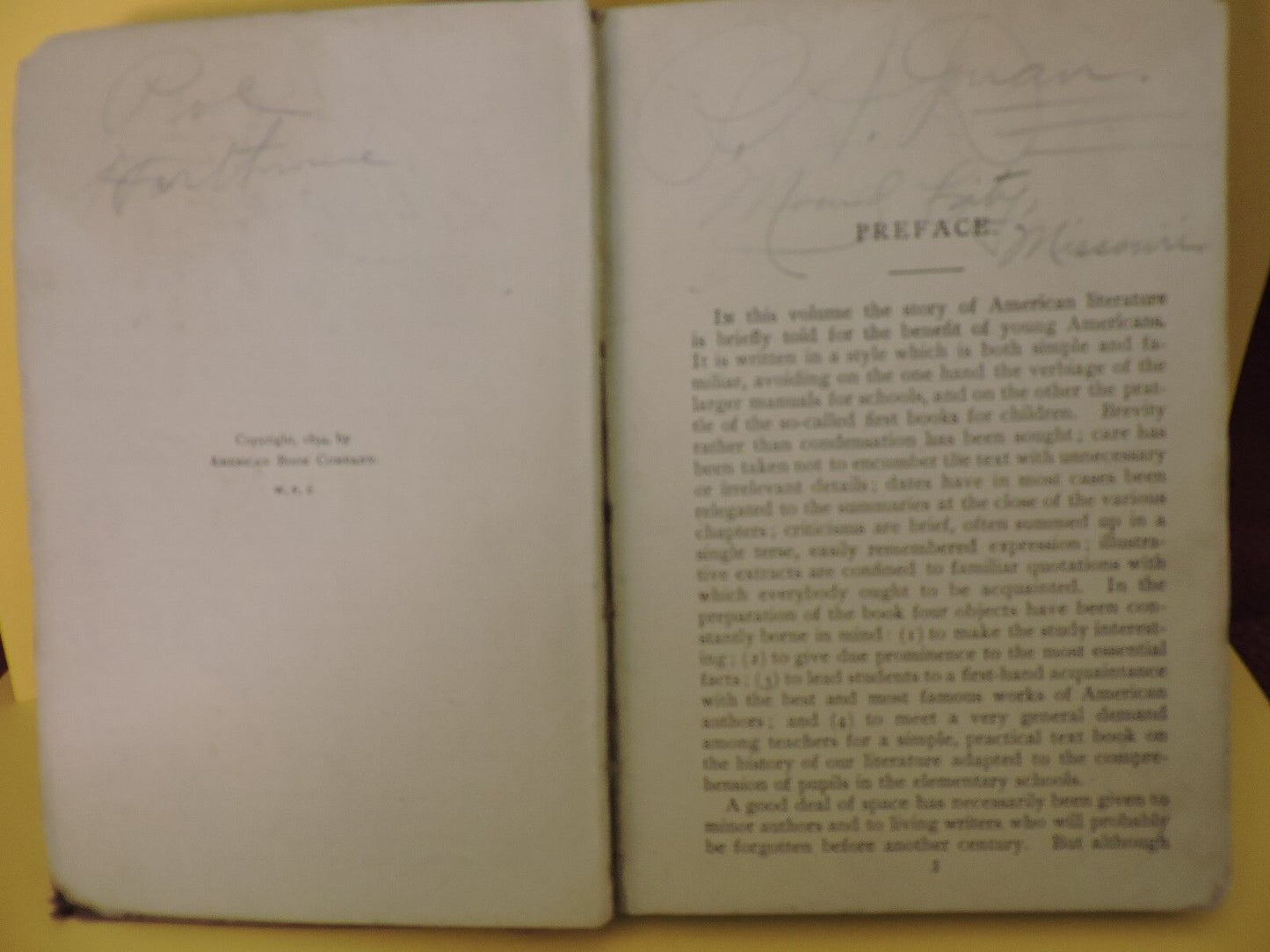 American Literature by Mildred Cabell Watkins 1894
