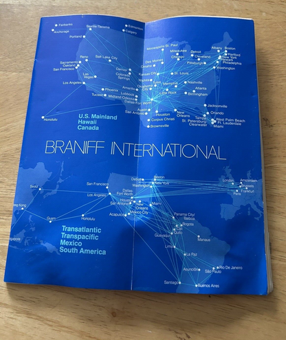 BRANIFF--SCHEDLES OCTOBER 28,1979 747 SERVICE BETWEEN LOS ANGELES AND SINGAPORE