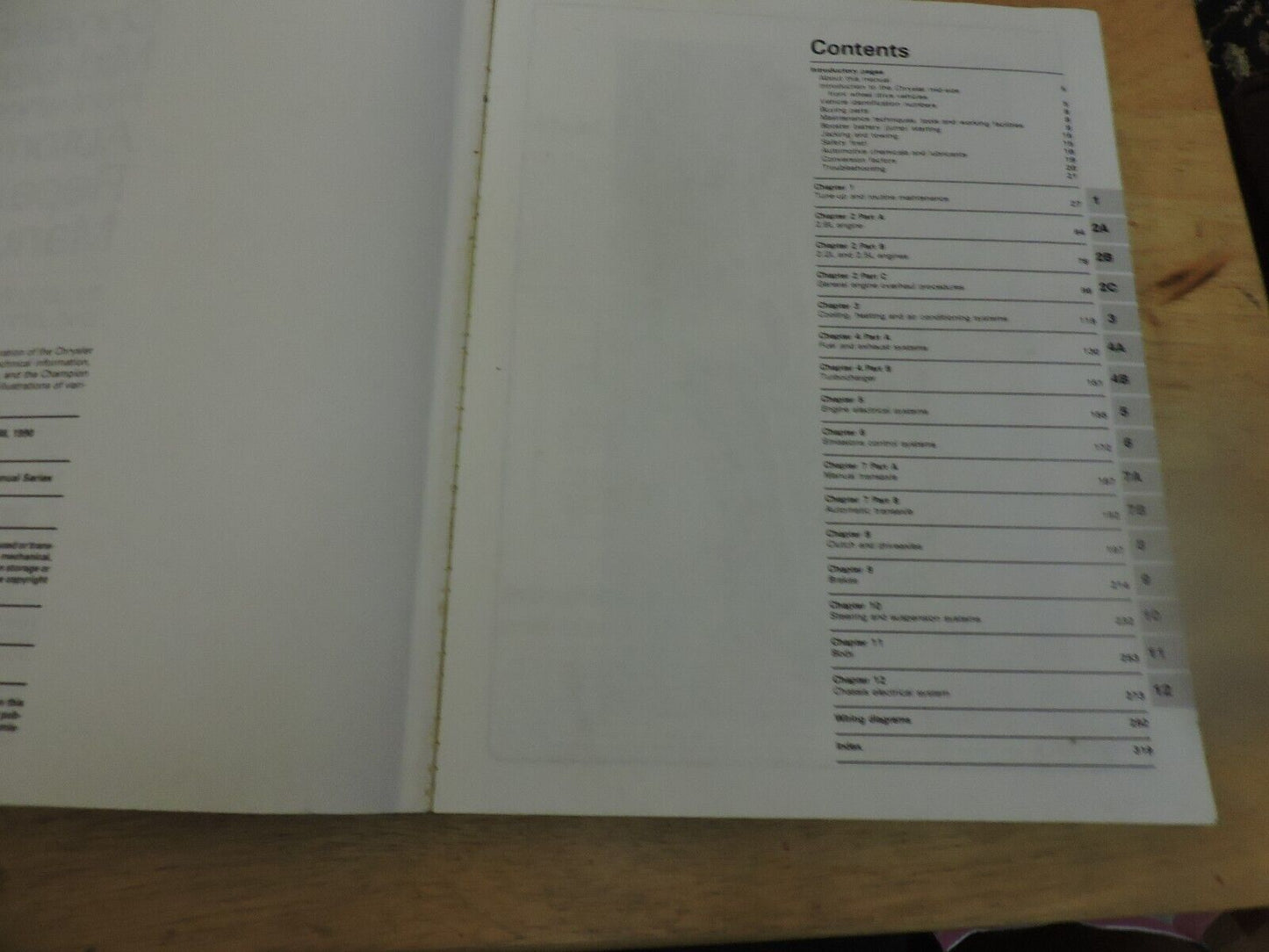 CHRYSLER MID SIZE MODELS 1982-1989 FRONT WHEEL DRIVE  AUTOMOTIVE REPAIR MANUAL
