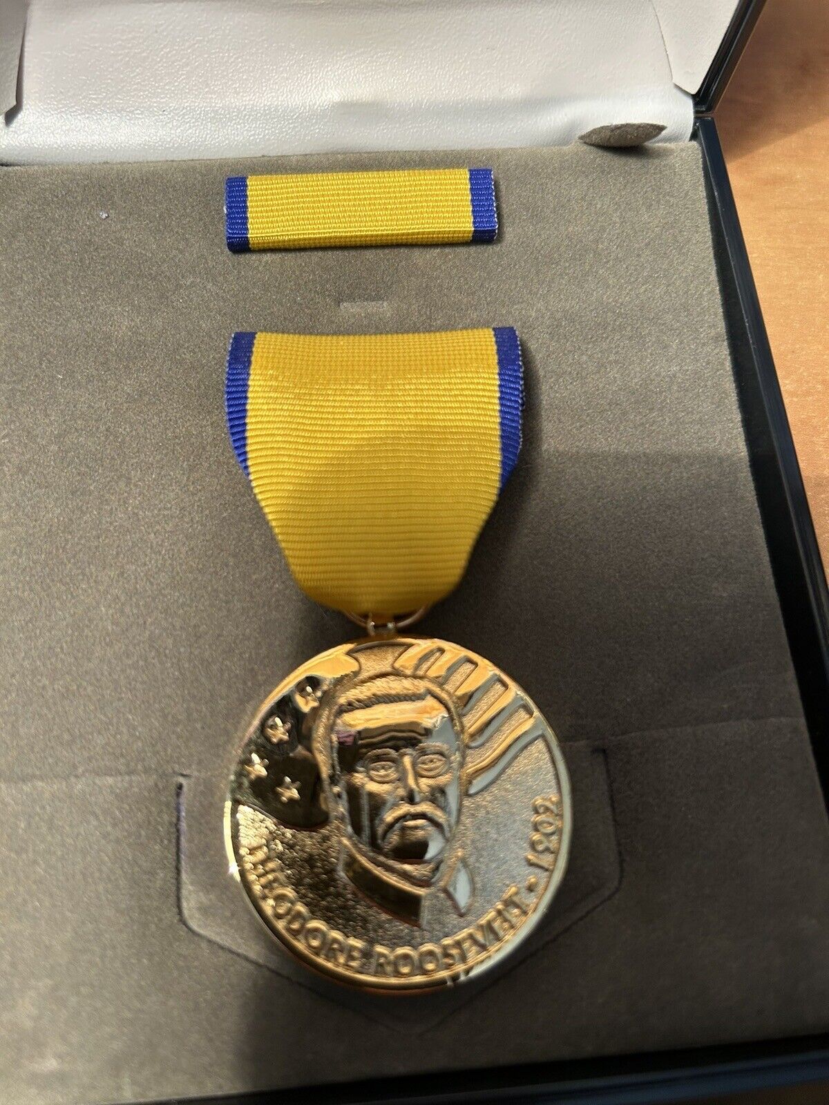 USNSCC/ NLCC - Theodore Roosevelt Medal Set (Medal and Ribbon)